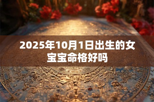 2025年10月1日出生的女宝宝命格好吗