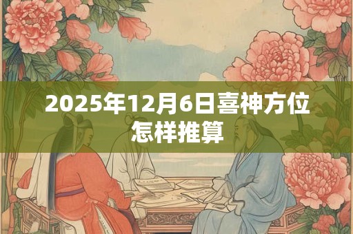 2025年12月6日喜神方位怎样推算