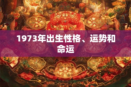 1973年出生性格、运势和命运 1973年出生性格、运势和命运