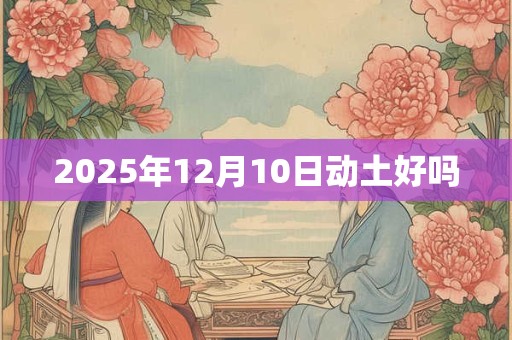 2025年12月10日动土好吗