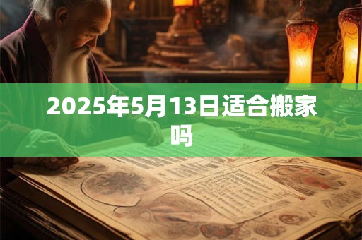 2025年5月13日适合搬家吗