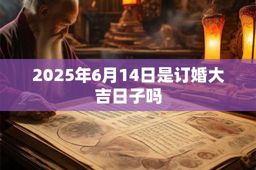 2025年6月14日是订婚大吉日子吗