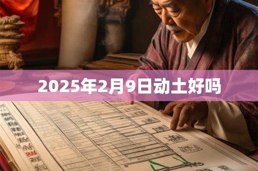 2025年2月9日动土好吗