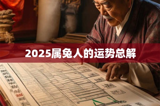 2025属兔人的运势总解