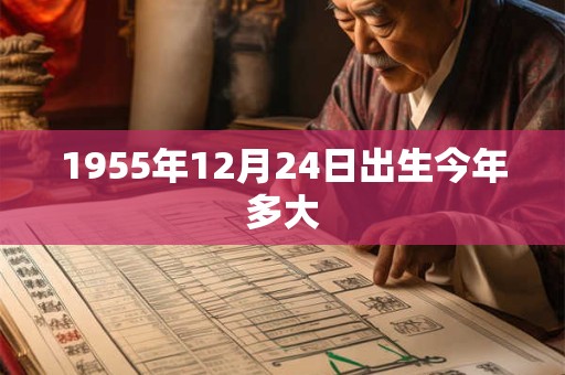 1955年12月24日出生今年多大