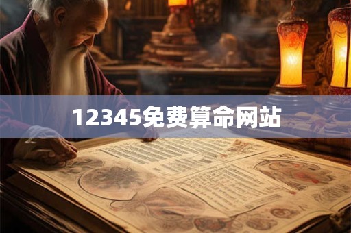 12345免费算命网站