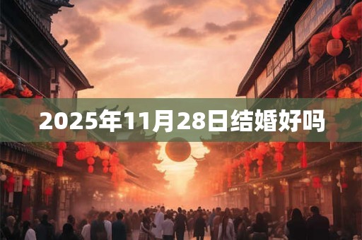 2025年11月28日结婚好吗