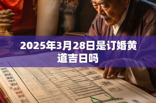 2025年3月28日是订婚黄道吉日吗