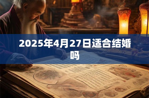 2025年4月27日适合结婚吗