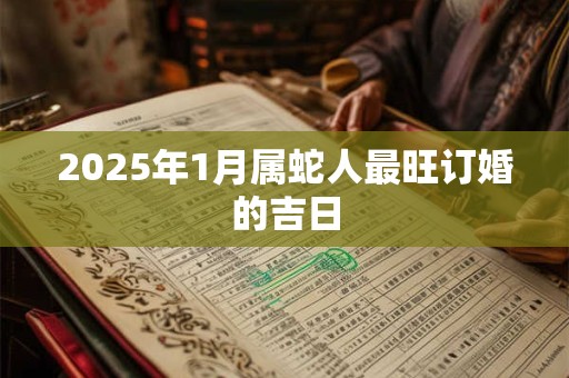 2025年1月属蛇人最旺订婚的吉日