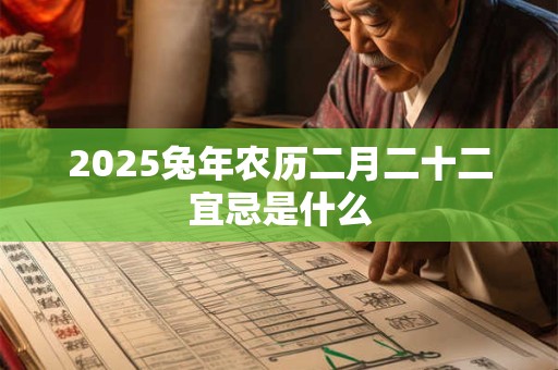 2025兔年农历二月二十二宜忌是什么