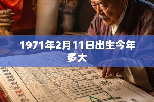 1971年2月11日出生今年多大