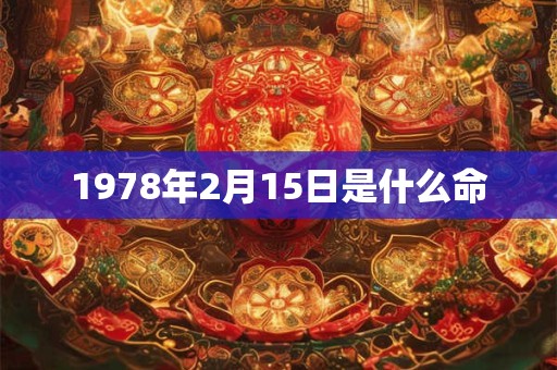 1978年2月15日是什么命