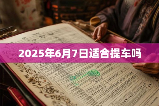 2025年6月7日适合提车吗