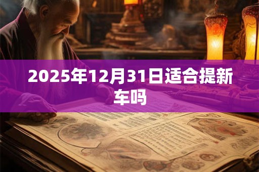 2025年12月31日适合提新车吗