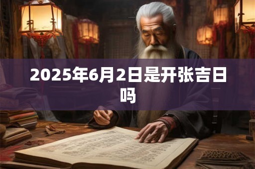 2025年6月2日是开张吉日吗