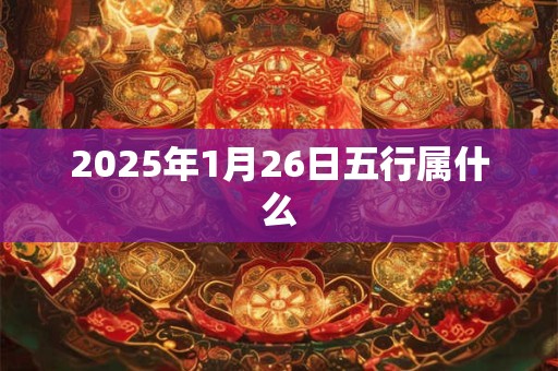 2025年1月26日五行属什么