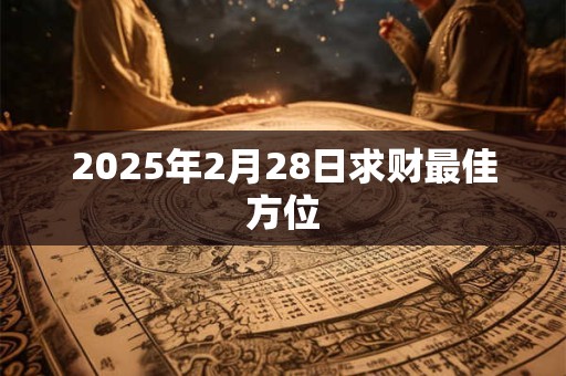2025年2月28日求财最佳方位