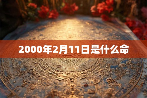 2000年2月11日是什么命