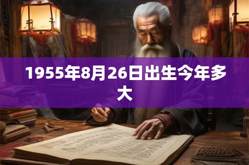 1955年8月26日出生今年多大