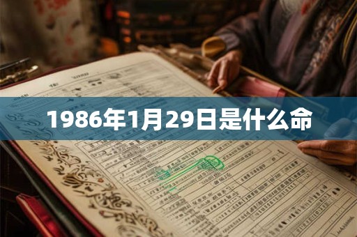 1986年1月29日是什么命