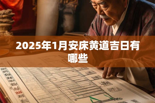 2025年1月安床黄道吉日有哪些
