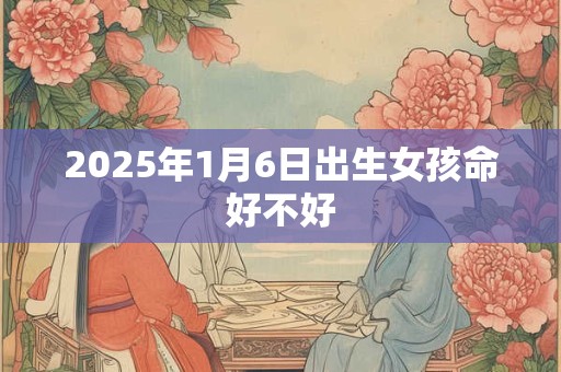 2025年1月6日出生女孩命好不好
