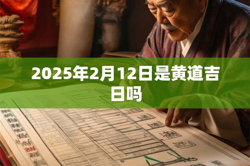 2025年2月12日是黄道吉日吗 2025年2月12日是黄道吉日吗