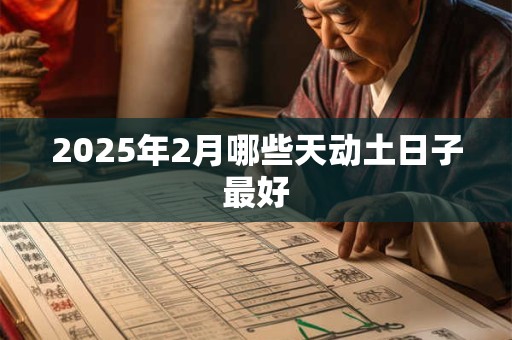 2026年2月哪些天动土日子最好 2026年2月哪些天动土日子最好