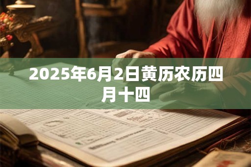 2025年6月2日黄历农历四月十四
