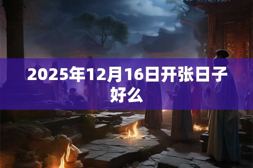 2025年12月16日开张日子好么