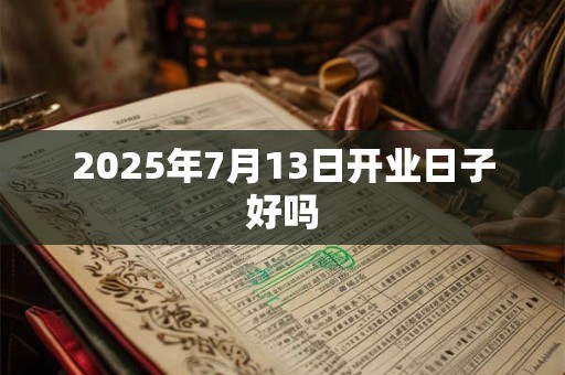 2025年7月13日开业日子好吗