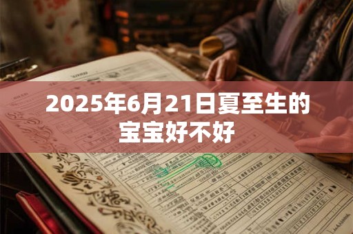 2025年6月21日夏至生的宝宝好不好