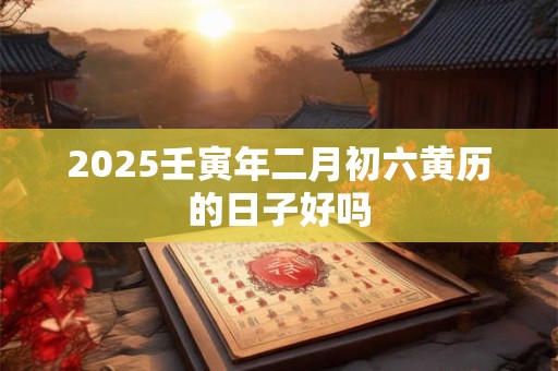 2025壬寅年二月初六黄历的日子好吗