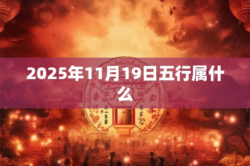 2025年11月19日五行属什么