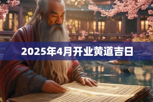 2025年4月开业黄道吉日