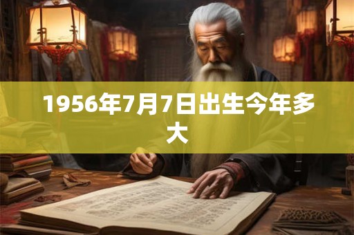1956年7月7日出生今年多大