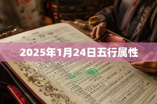 2025年1月24日五行属性