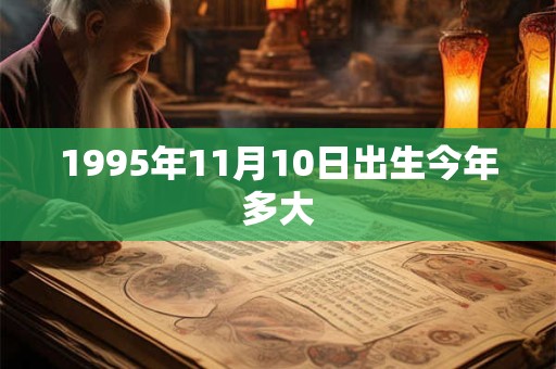 1995年11月10日出生今年多大