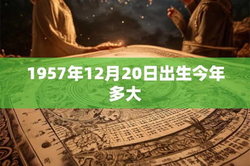 1957年12月20日出生今年多大