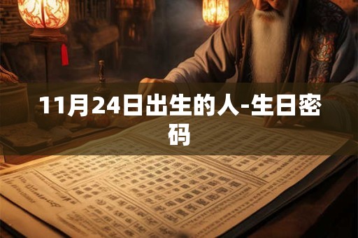 11月24日出生的人-生日密码