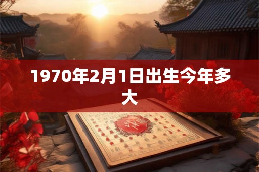 1970年2月1日出生今年多大