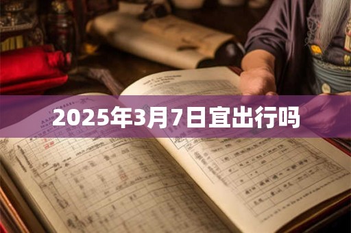 2025年3月7日宜出行吗