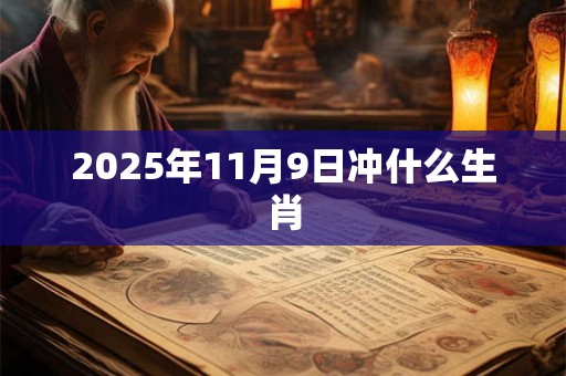 2025年11月9日冲什么生肖