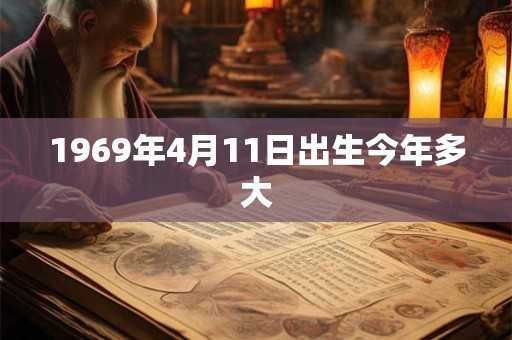 1969年4月11日出生今年多大