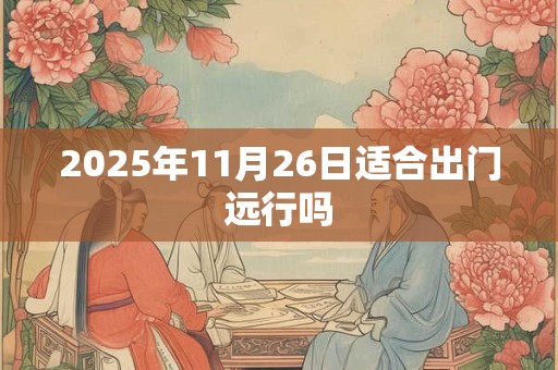 2025年11月26日适合出门远行吗