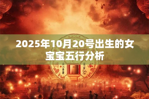 2025年10月20号出生的女宝宝五行分析