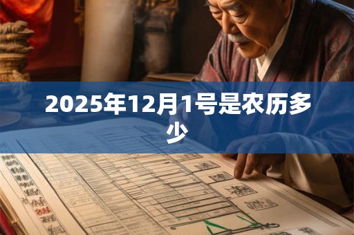 2025年12月1号是农历多少 2025年12月1号是农历多少