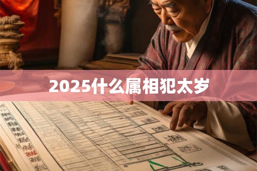 2025什么属相犯太岁