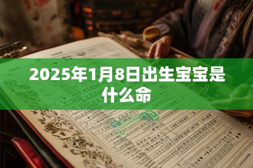 2025年1月8日出生宝宝是什么命
